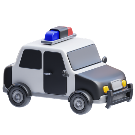 Carro da polícia  3D Icon