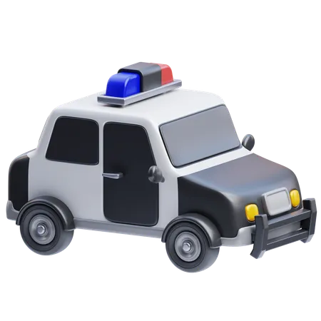 Carro da polícia  3D Icon