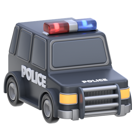 Carro da polícia  3D Icon