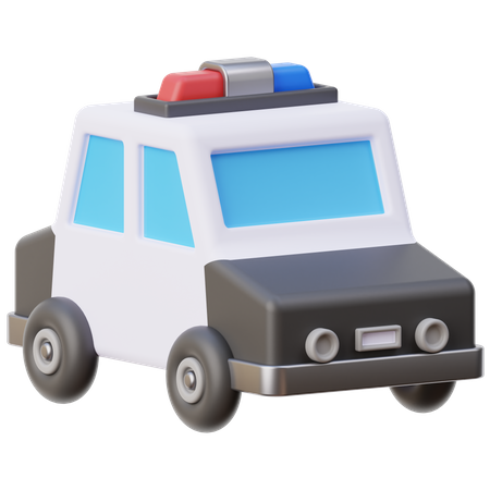 Carro da polícia  3D Icon