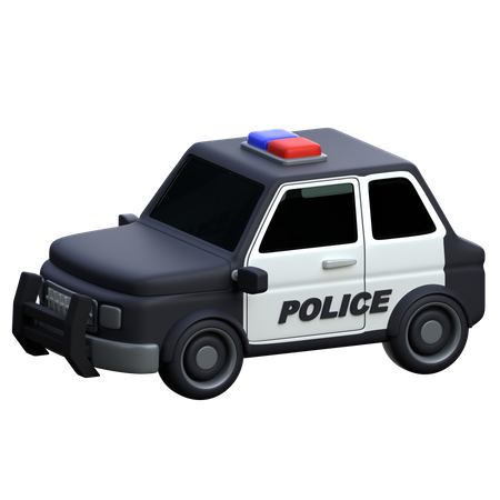 Carro da polícia  3D Icon