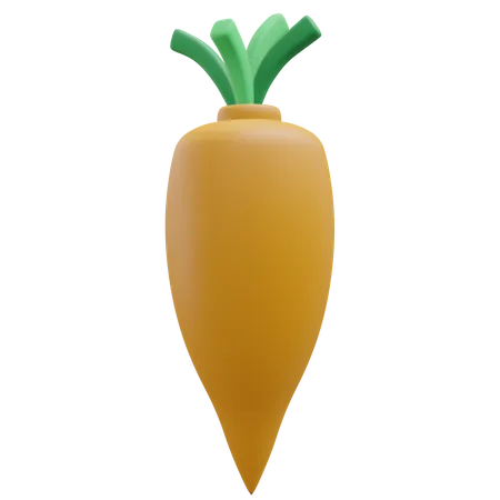 Carrot  3D Icon