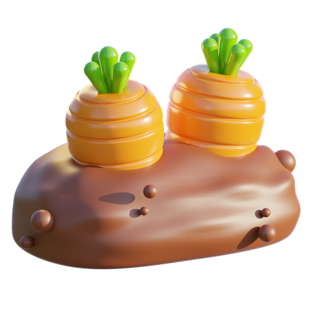 Carrot  3D Icon