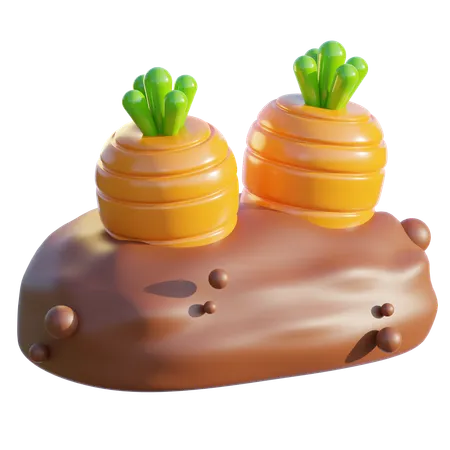 Carrot  3D Icon