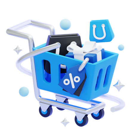 Cart  3D Icon