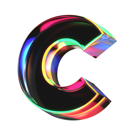 Letra c  3D Icon