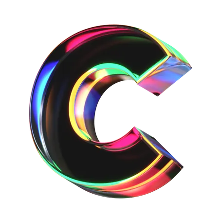 Letra c  3D Icon