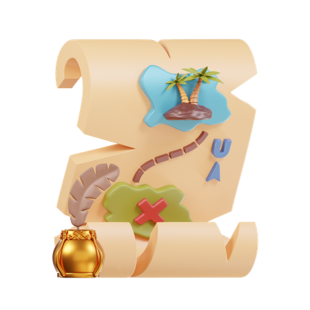 Carte  3D Icon