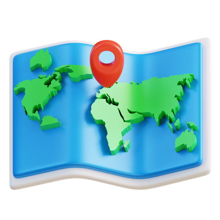 Carte  3D Icon