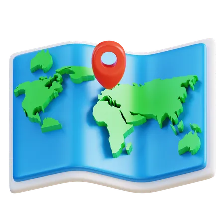 Carte  3D Icon