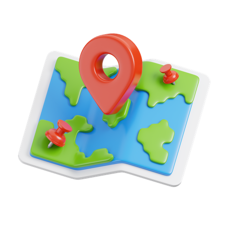 Carte  3D Icon