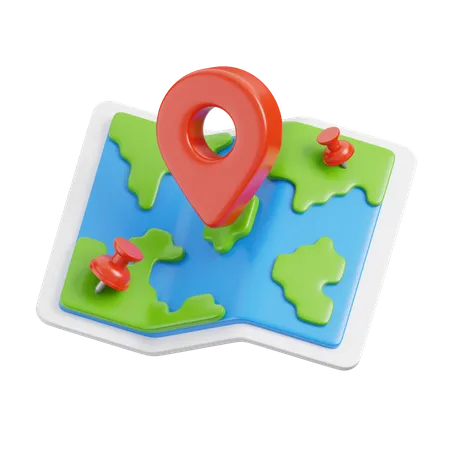 Carte  3D Icon