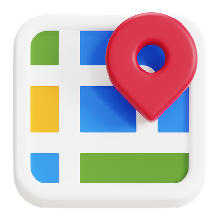 Carte  3D Icon