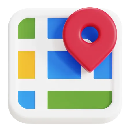 Carte  3D Icon