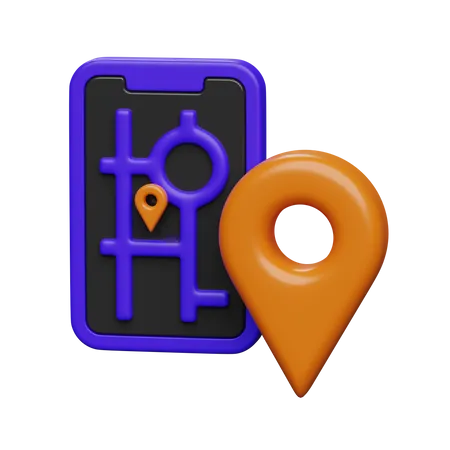 Carte  3D Icon