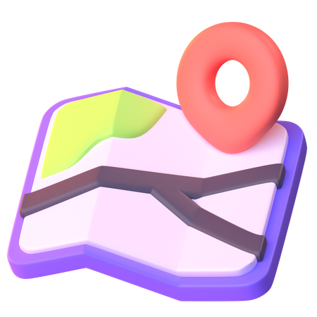 Carte  3D Icon