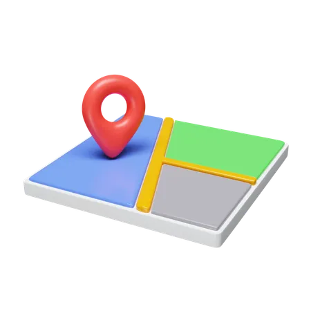 Carte  3D Icon