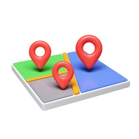 Carte  3D Icon