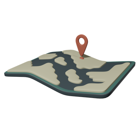 Carte  3D Icon