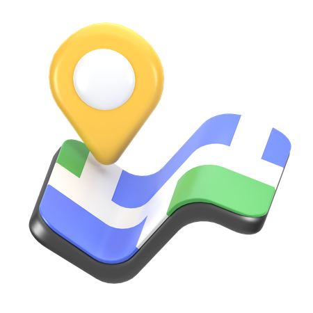 Carte  3D Icon