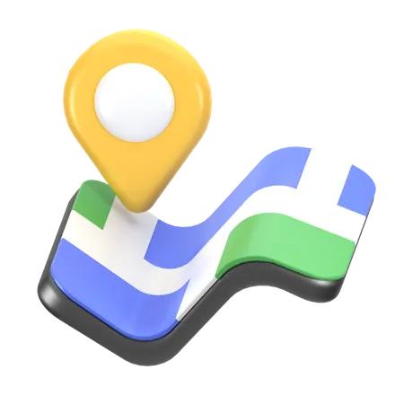 Carte  3D Icon