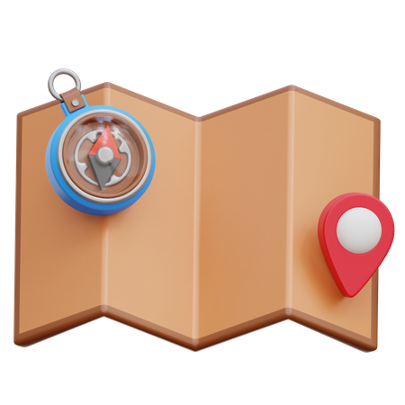 Carte  3D Icon