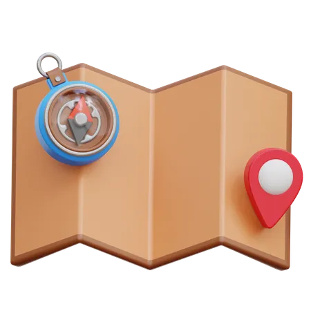 Carte  3D Icon