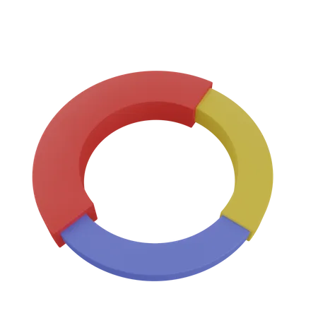 Diagramme circulaire  3D Icon