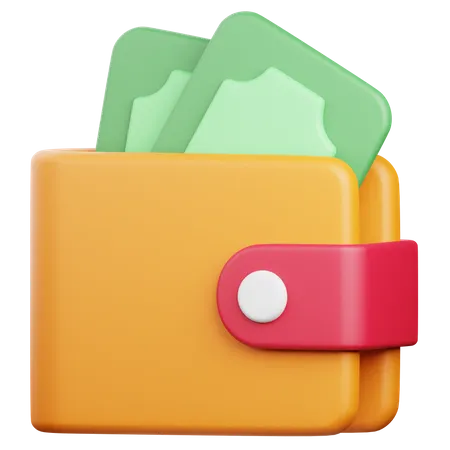 Carteira  3D Icon