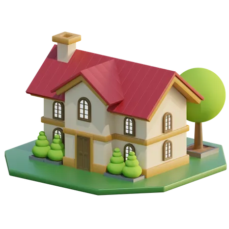 Casa  3D Icon