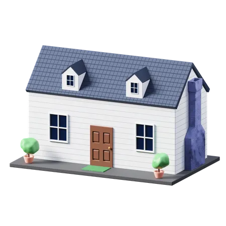 Casa  3D Illustration