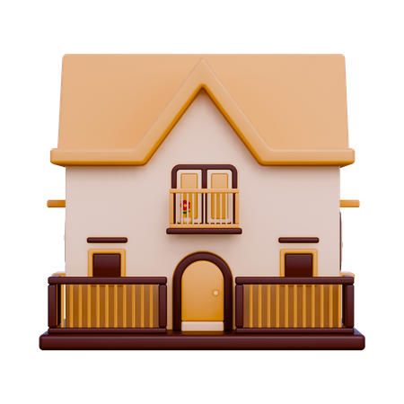 Casa  3D Icon