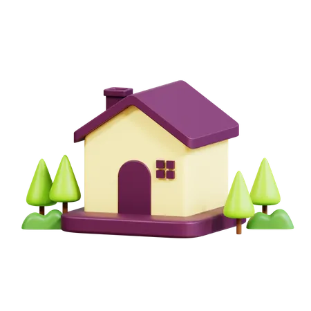 Casa  3D Icon