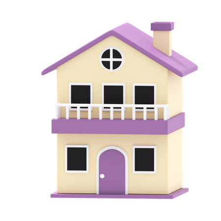 Casa  3D Icon