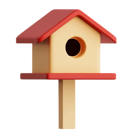 Casa del pájaro  3D Icon