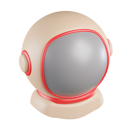 Casco de astronauta  3D Icon