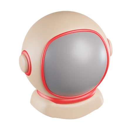 Casco de astronauta  3D Icon