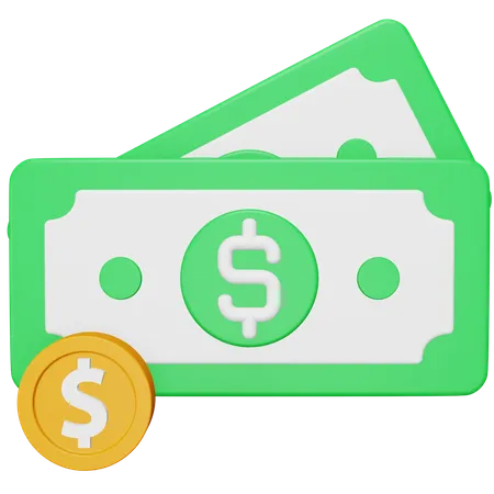 Cash  3D Icon