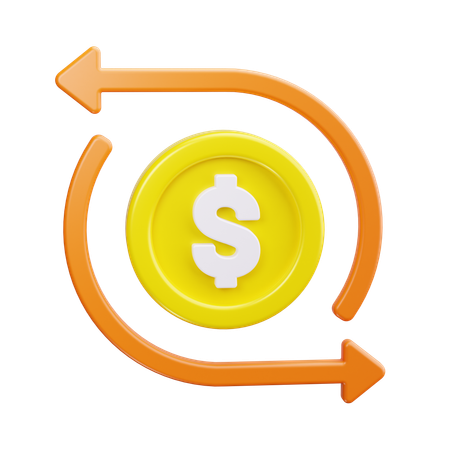 Cash Flow  3D Icon