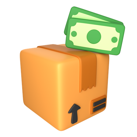 Cash On Delivery  3D Icon