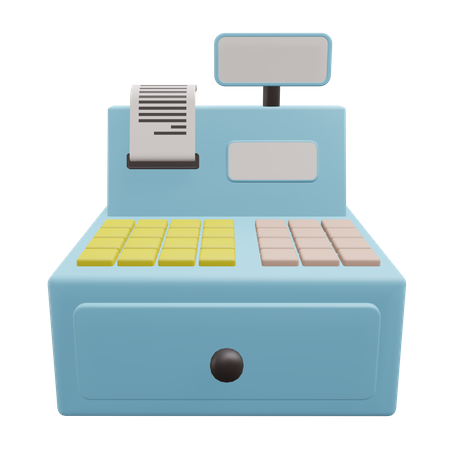 Cash Register  3D Icon