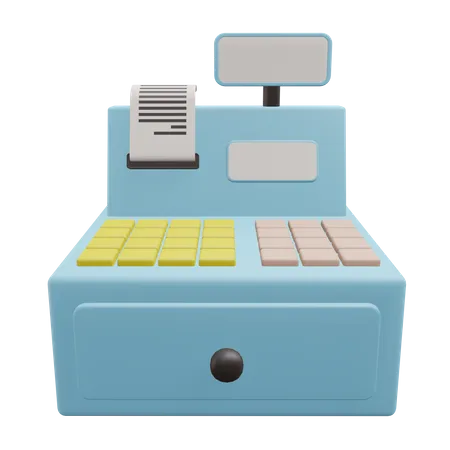 Cash Register  3D Icon