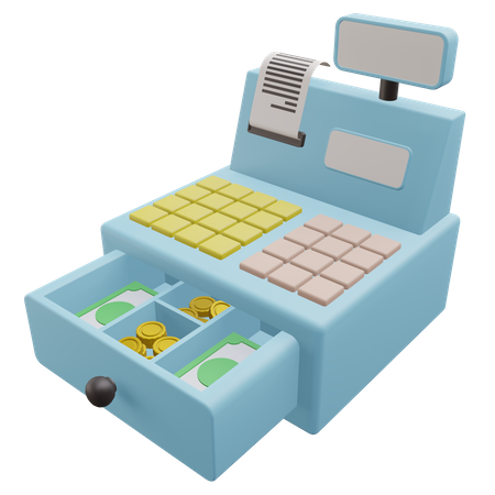 Cash Register  3D Icon