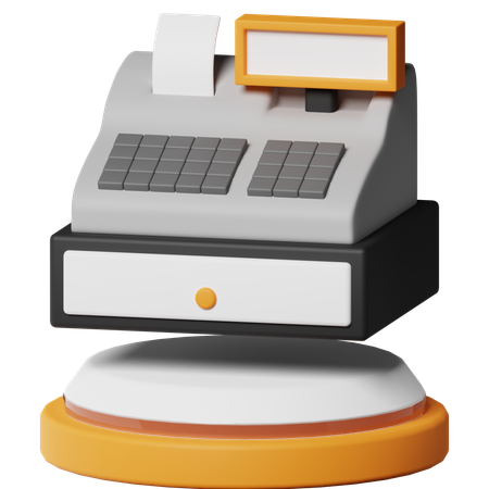 Cash Register  3D Icon