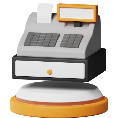 Cash Register  3D Icon