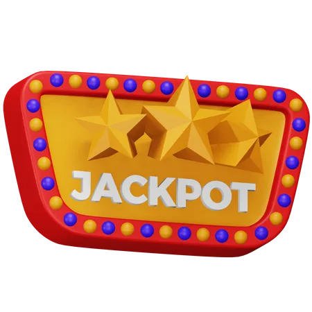 Jackpot de cassino  3D Icon