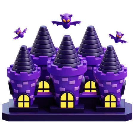 Castelo  3D Icon