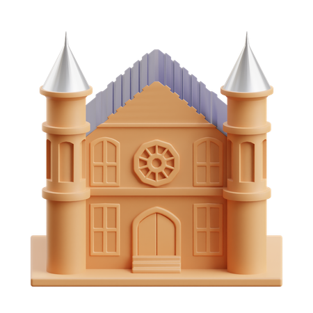 Castelo  3D Icon