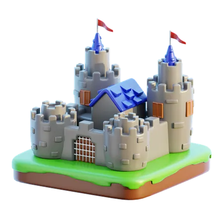 Castelo  3D Icon