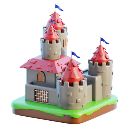 Castelo  3D Icon